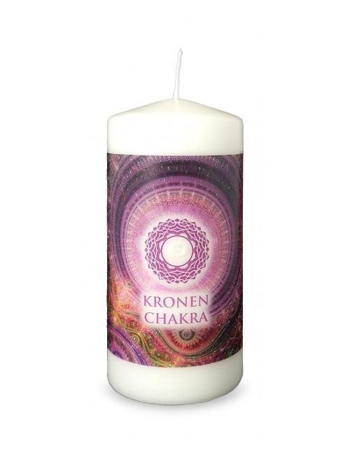 Engelalm - Energiekerze - Chakra - alle 7 Chakren im Set  - verschiedene Größen