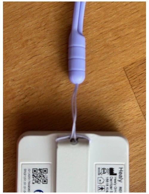 Healy - Befestigungsband, Schnur, Halsband aus Silikon versch. Farben- fürs Healy Gerät