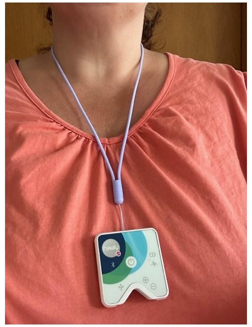 Healy - Befestigungsband, Schnur, Halsband aus Silikon versch. Farben- fürs Healy Gerät