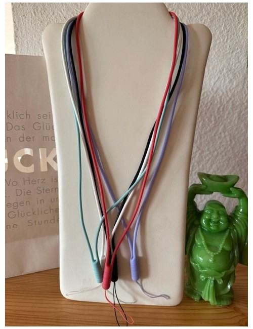 Healy - Befestigungsband, Schnur, Halsband aus Silikon versch. Farben- fürs Healy Gerät
