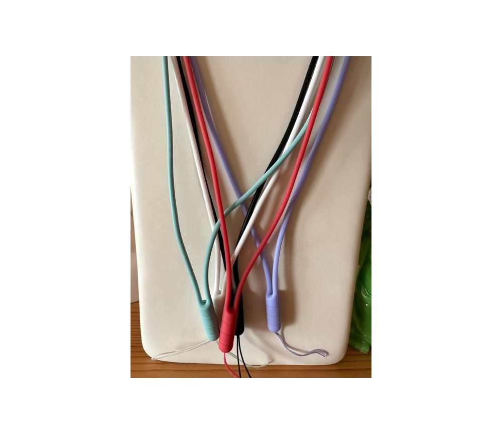 Healy - Befestigungsband, Schnur, Halsband aus Silikon versch. Farben- fürs Healy Gerät