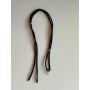 Healy - Design Befestigungsband, Schnur, Halsband, geflochten, schwarz/silber mit Strass - fürs Healy Gerät