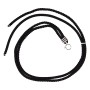 Healy - Design Befestigungsband, Schnur, Halsband, geflochten, schwarz/silber mit Strass - fürs Healy Gerät
