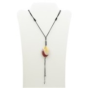 Healy - Nylon Befestigungsband, Schnur, Halsband, schwarz/silber- fürs Healy Gerät