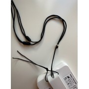Healy - Nylon Befestigungsband, Schnur, Halsband, schwarz/silber- fürs Healy Gerät