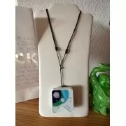 Healy - Nylon Befestigungsband, Schnur, Halsband, schwarz/silber- fürs Healy Gerät