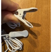 Ohr-Elektrodenverbindungskabel mit 2mm Anschluss - für Healy Gerät - 1Paar