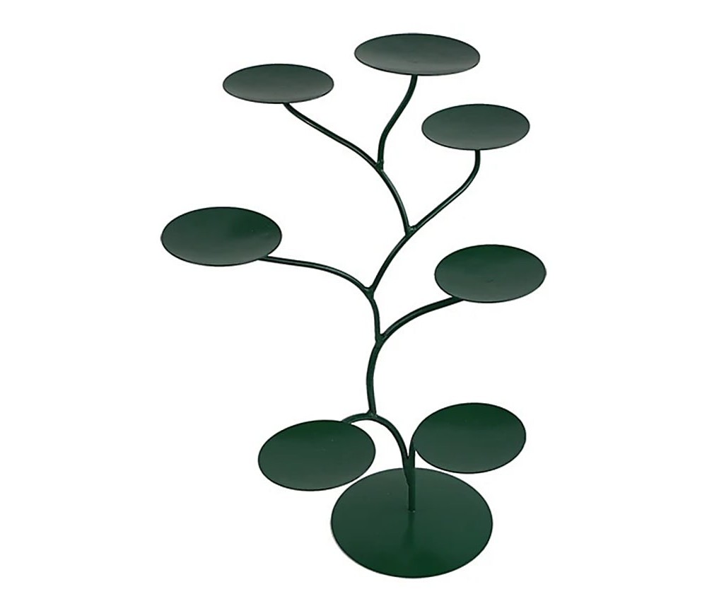 Teelichthalter - Chakra Baum /Teelicht Ständer - Grün - mit 7 Armen ca.  57x35cm