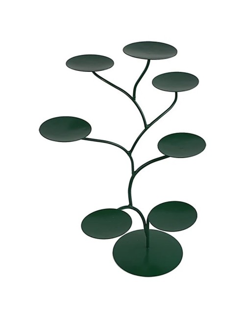 Teelichthalter - Chakra Baum /Teelicht Ständer - Grün - mit 7 Armen ca.  57x35cm