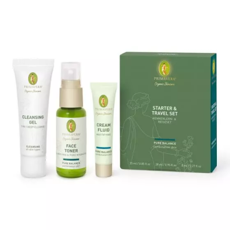 Primavera - Gesichtspflege - Starter & Travel Set Pure Balance - 61 ml