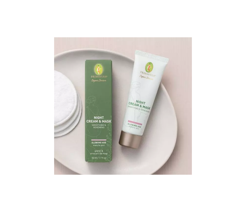 Primavera - Gesichtspflege - Night Cream & Mask - Smoothing & Renewing - 50 ml