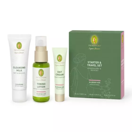 Primavera - Gesichtspflege - Starter & Travel Set Glowing Age - 61 ml