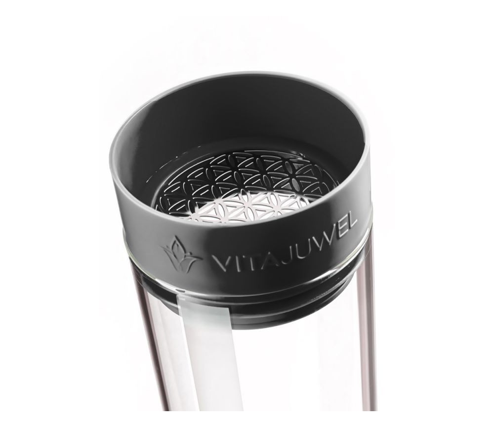 VitaJuwel - Karaffe SANA - Courage - Lava Black