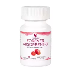 Forever - Forever Absorbent-D™ - Deine praktische Lösung für die tägliche Vitamin D Zufuhr - 60 Kautabletten