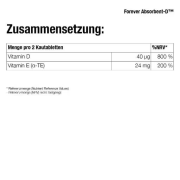 Forever - Forever Absorbent-D - Nahrungsergänzungsmittel mit Vitamin D & E - 60 Kautabletten