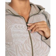 Spirit of OM - Sweatjacke Damen - sand-nature