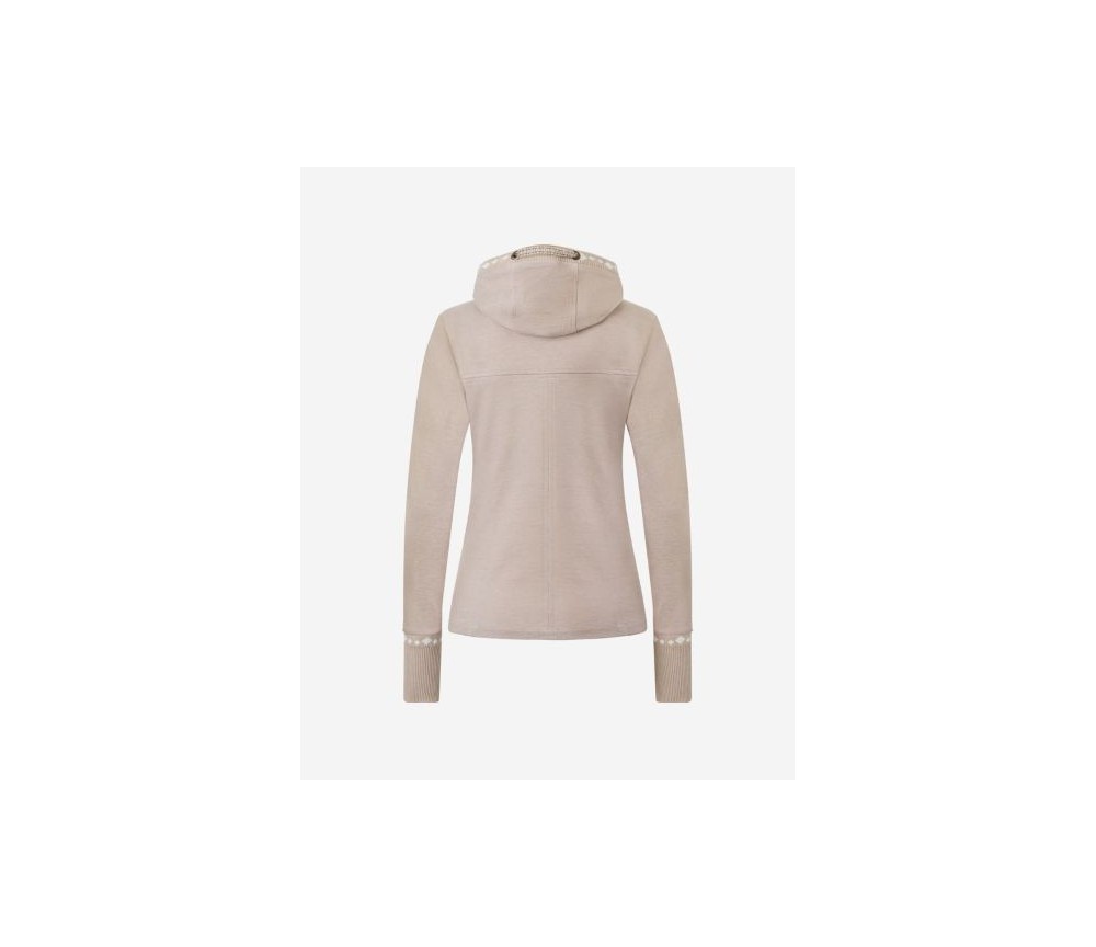 Spirit of OM - Sweatjacke Damen - sand-nature