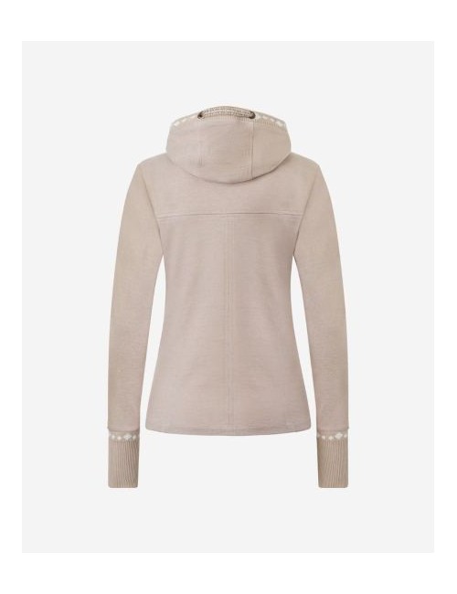 Spirit of OM - Sweatjacke Damen - sand-nature