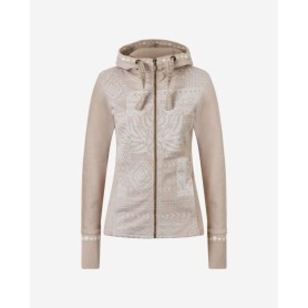Spirit of OM - Sweatjacke Damen - sand-nature