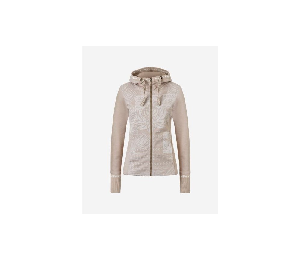 Spirit of OM - Sweatjacke Damen - sand-nature