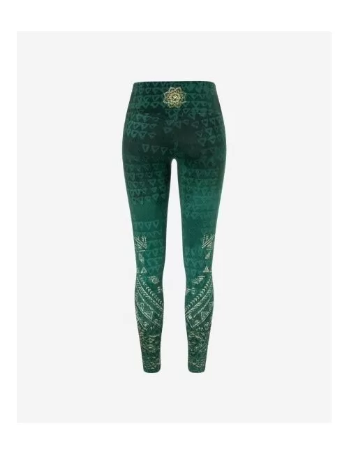 Spirit of OM - Yoga Leggings Buddhi - smaragd
