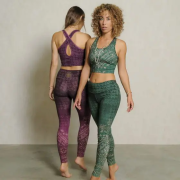 Spirit of OM - Yoga Leggings Buddhi - smaragd
