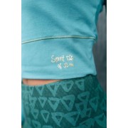 Spirit of OM - Longsleeve Crop Shirt Bambus - green