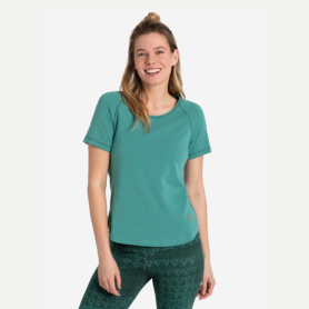 Spirit of OM - Shirt Raglan OM Herz - grün