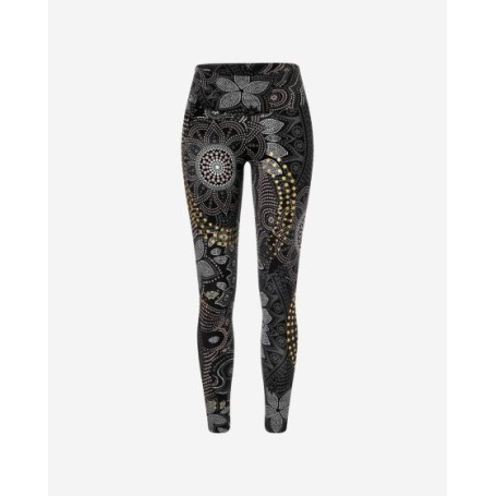 Spirit of OM - Yoga Leggings Maui - schwarz-natur
