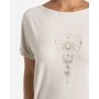 Spirit of OM - Shirt Eka Padma - sand-nature melange gold