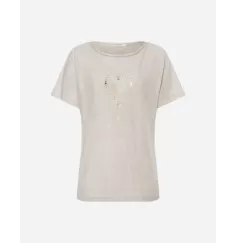 Spirit of OM - Shirt Eka Padma - sand-nature melange gold