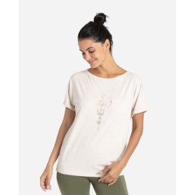 Spirit of OM - Shirt Eka Padma - sand-nature melange gold