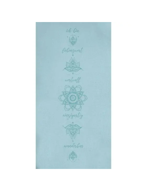 Spirit of OM - Langarm-Shirt Bambus - blue-breeze