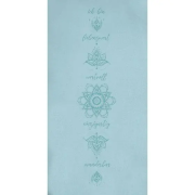 Spirit of OM - Langarm-Shirt Bambus - blue-breeze