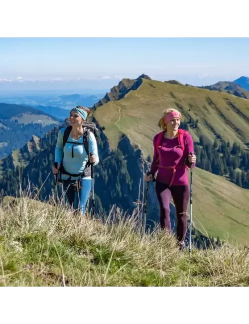 Spirit of OM - Langarm-Shirt Bambus - blue-breeze