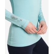 Spirit of OM - Langarm-Shirt Bambus - blue-breeze