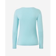 Spirit of OM - Langarm-Shirt Bambus - blue-breeze