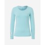 Spirit of OM - Langarm-Shirt Bambus - blue-breeze
