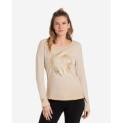 Spirit of OM - Langarm-Shirt OM Mandala - sand