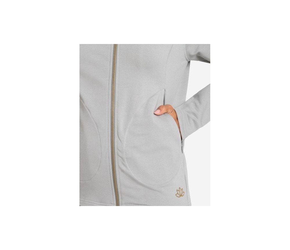 Spirit of OM - Damenjacke - kieselgrau
