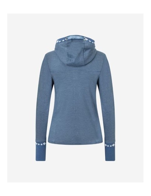 Spirit of OM - Sweatjacke women - jeansblau