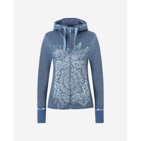 Spirit of OM - Sweatjacke women - jeansblau