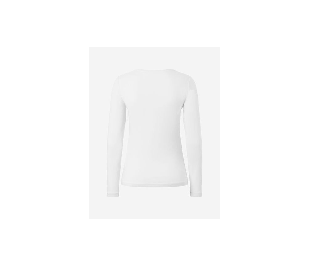 Spirit of OM - Langarm-Shirt Mabu Chakra - weiß