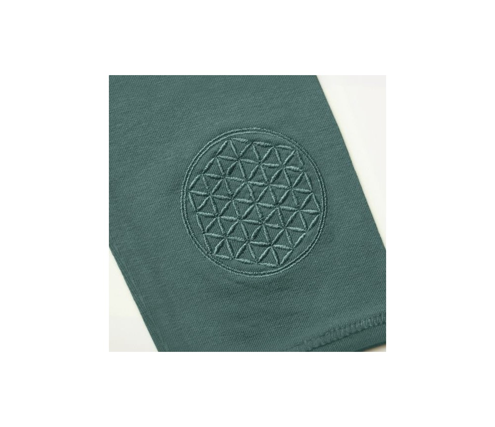 Spirit of OM - Langarm-Shirt Mabu Chakra - smaragd