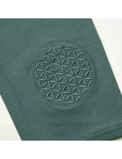 Spirit of OM - Langarm-Shirt Mabu Chakra - smaragd