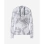 Spirit of OM - Hoodie Buddha - silbergrau