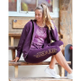 The Spirit of OM - Leggings - capri - aubergine