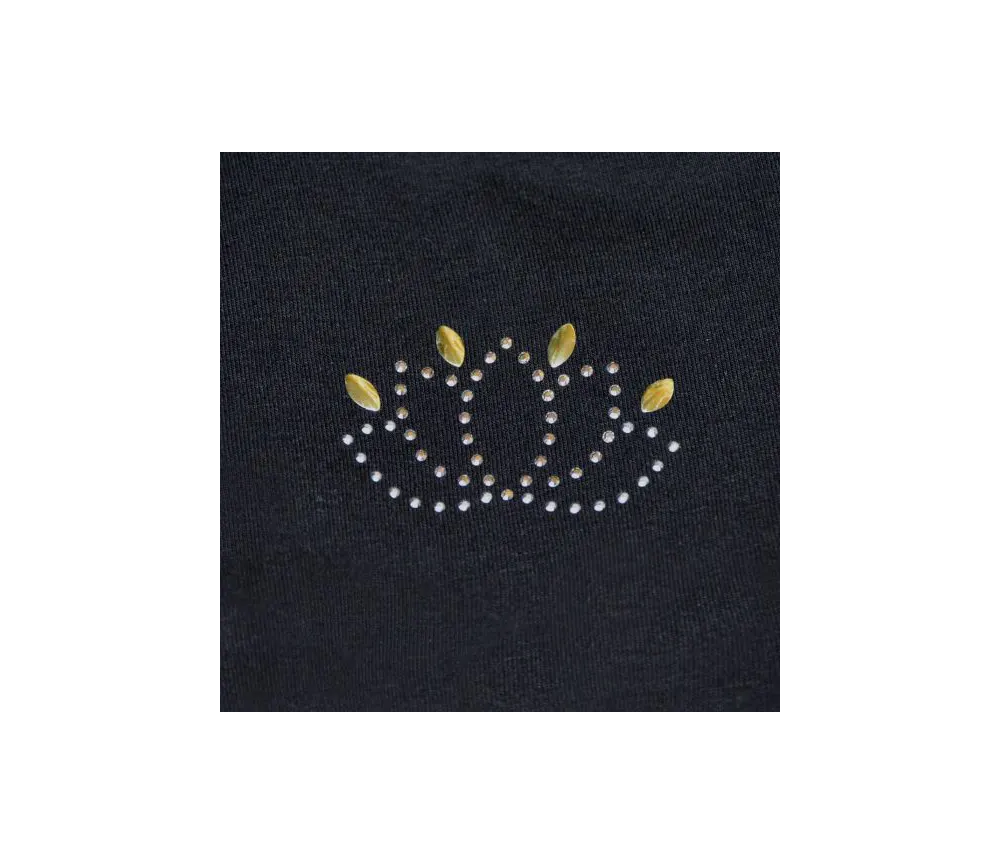 Spirit of OM - Yoga Leggings Capri - schwarz