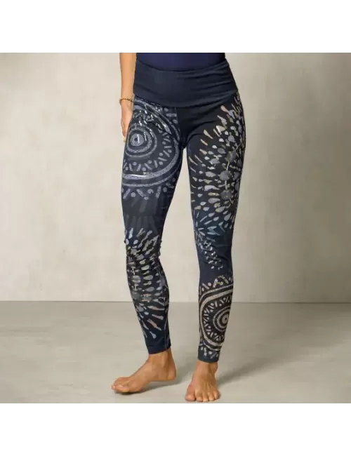 Spirit of OM - Yoga Leggings Magic - blau/gold