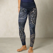 Spirit of OM - Yoga Leggings Magic - blau/gold